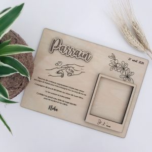 Cadre photo Parrain